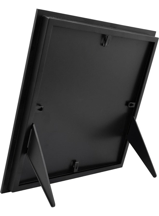 MCS Framatic Modern 12x12 Inch Frame with Mat for 10x10 Inch Photo, Black (302196) - Image 2