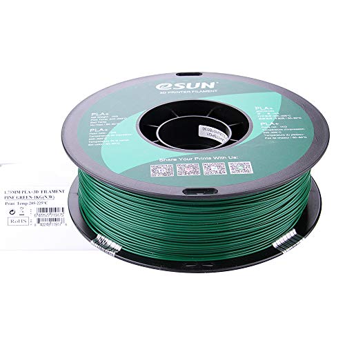eSUN PLA PRO (PLA+) 3D Printer Filament, Dimensional Accuracy +/- 0.03mm, 1kg Spool, 1.75mm, Pine Green, Pantone 343C - Image 3