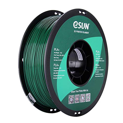 eSUN PLA PRO (PLA+) 3D Printer Filament, Dimensional Accuracy +/- 0.03mm, 1kg Spool, 1.75mm, Pine Green, Pantone 343C - Image 1