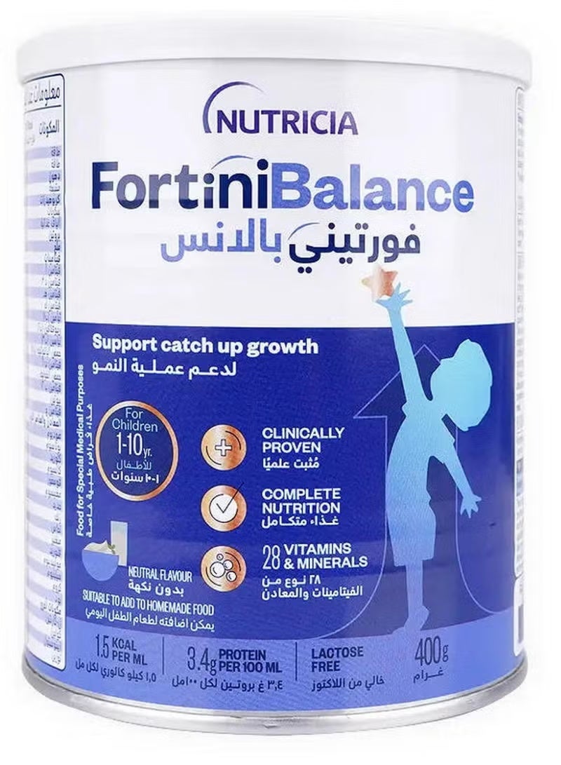 Nutricia Fortini Balance,  400 gm  Neutral Flavor