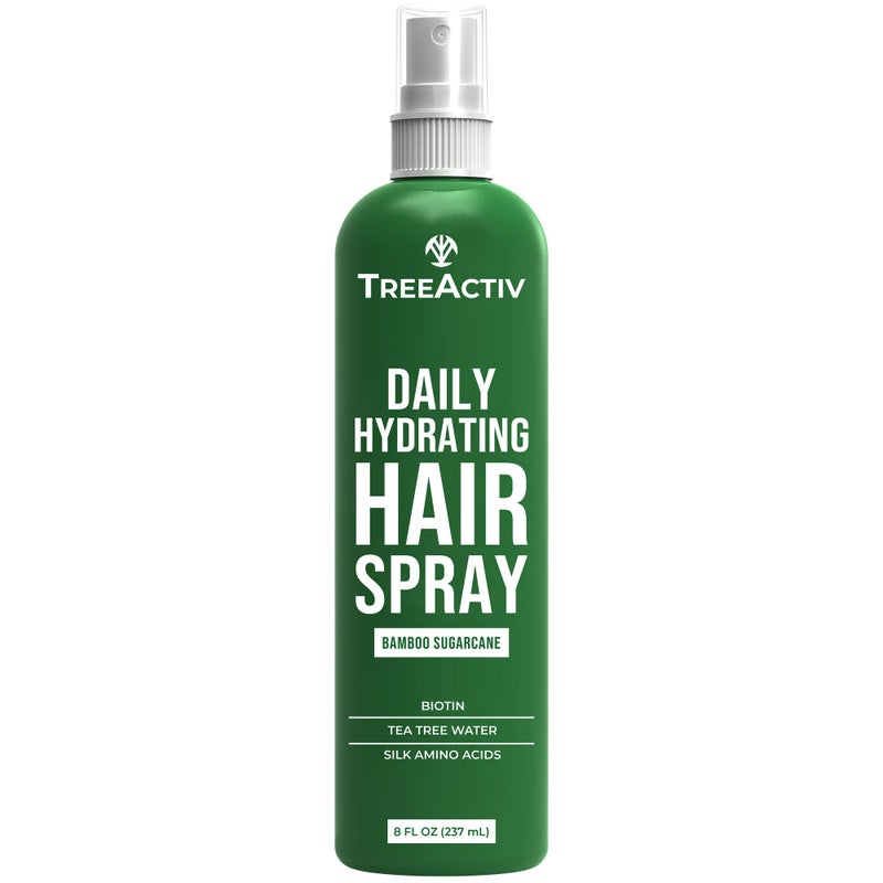 TreeActiv Hair Growth Daily Nourishing Spray with Biotin and Argan Oil Fuller Hair for Women and Men 8 fl oz 2000 Sprays