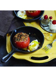 LODGE Seasoned Even-Heating Rugged Cast Iron Mini Skillet Black 8.9 cm LMS3  - Image 3