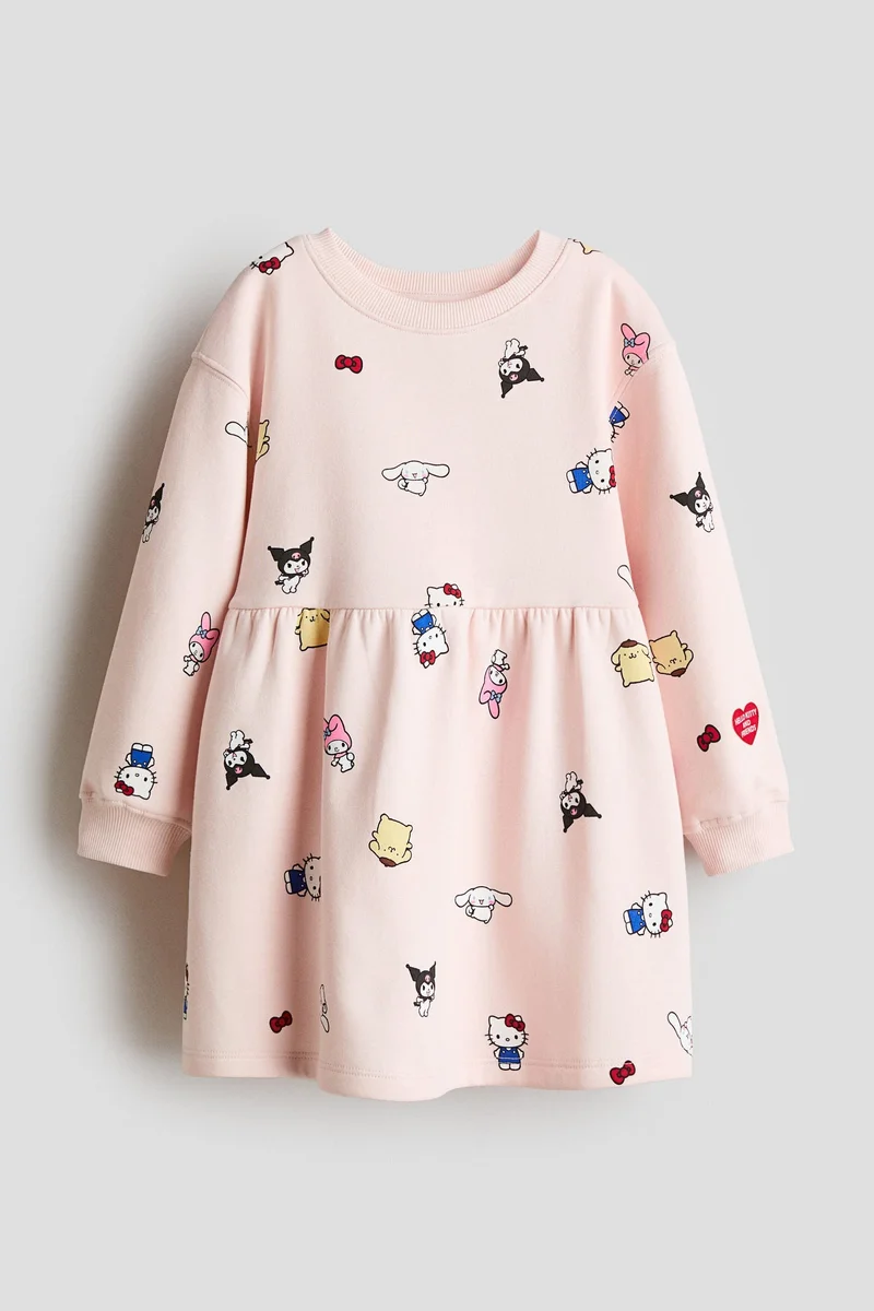 H&M Printed sweatshirt dress