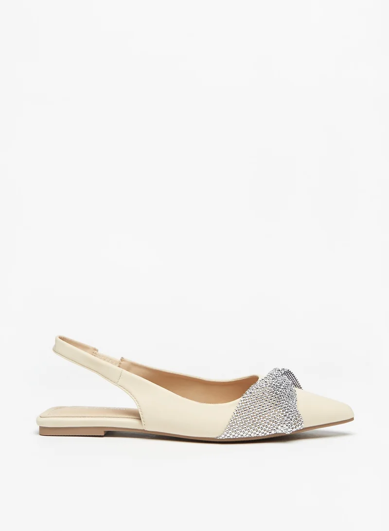 Flora Bella By Shoexpress Womens Embellished Sling Back Slip On Flat Shoes Ramadan Collection