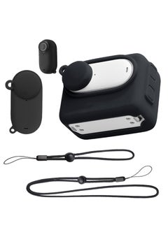 Y&D Rubber Sleeve Protection Accessories for Insta360 Go3 Action Camera High-Quality Silicone Cover Scratch Fingerprint Dust Comprehensive Anti-Seismic Anti-Scratch Design Black  - Image 1