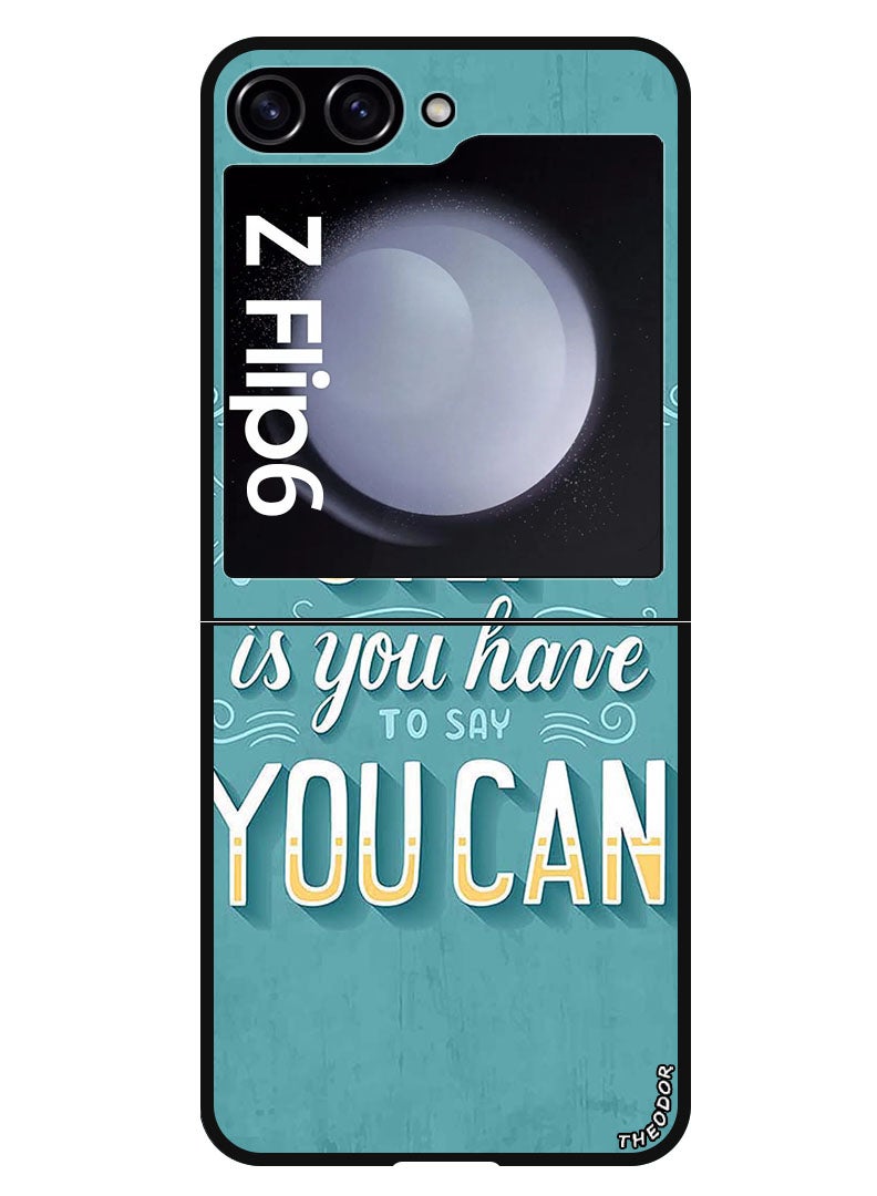 Theodor Protective Case Anti Scratch Shock Proof Bumper Cover For Samsung Galaxy Z Flip 6 The First Step - Image 1