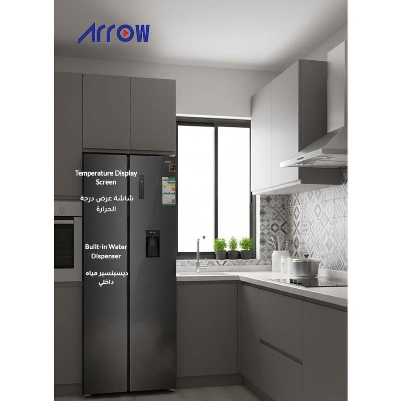 Frost Free Double Door Refrigerator for Home Use, Stainless Steel, Silver, 534-Liter Capacity with Power Saving Digital Control Panel - Image 5
