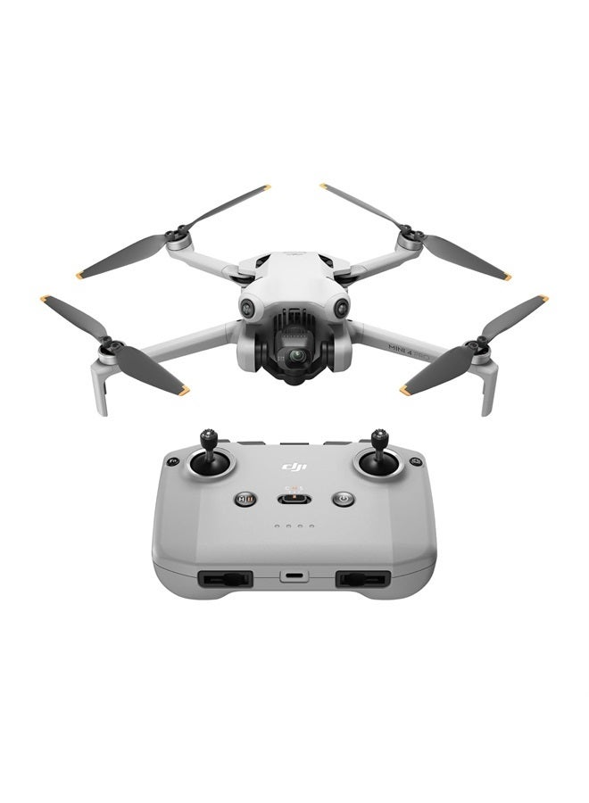 dji Mini 4 Pro (DJI RC-N2), Folding Mini-Drone with 4K HDR Video Camera for Adults, Under 0.549 lbs/249 g, 34 Mins Flight Time, 20 km Max Video Transmission Distance, Omnidirectional Vision Sensing - Image 1