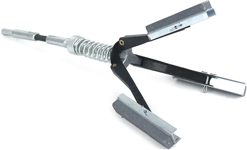 مجموعة إزالة الصقل من أسطوانات المحرك أداة ثلاثية الشعب قابلة للتعديل 19-64 مم قطر أحجار طويلة - Image 4