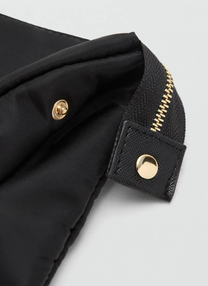 مانجو Nylon Purse With Zip