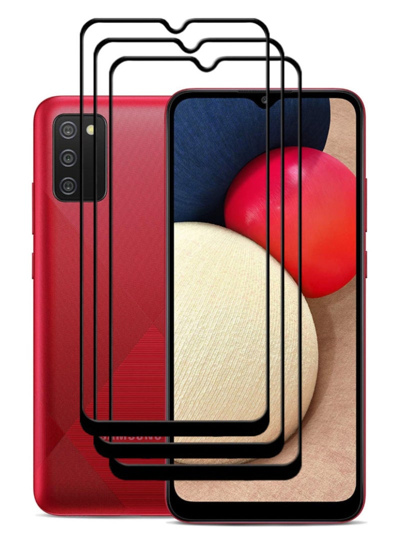 أكاليكس 3 قطع، جودة ممتازة، واقي شاشة لهاتف سامسونج جالاكسي A02s - Image 1