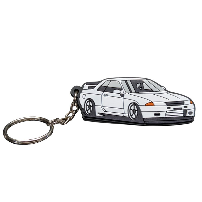 Pro Spec Imports Keychain for Skyline GTR R32 GTR GTT GTST BNR32 white accessories gift