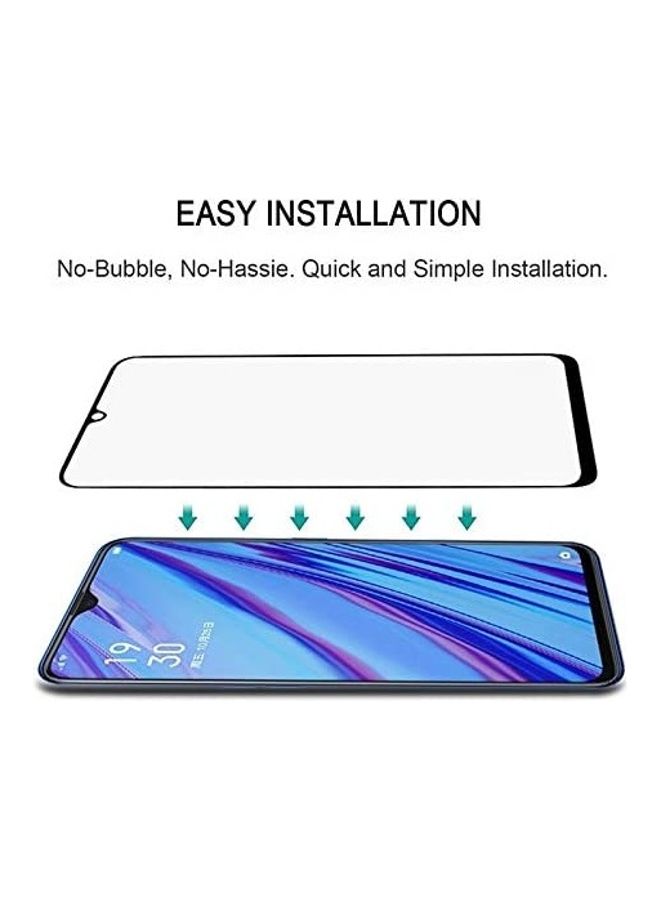 ICS Tempered Glass Screen Protector For Oppo A9X Black/Clear - Image 2