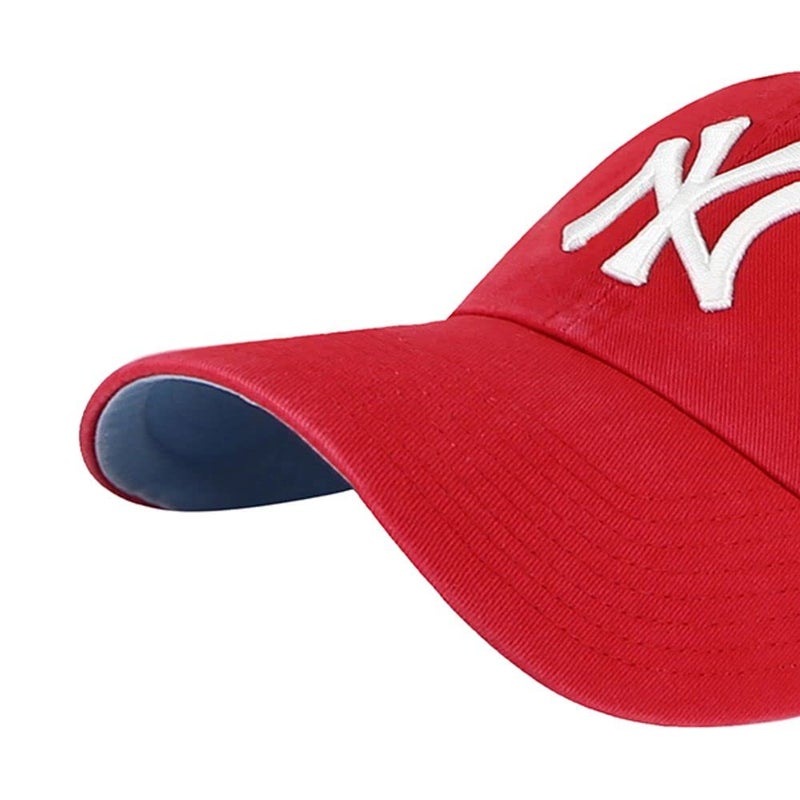 47 '47 New York Yankees Ballpark Clean Up Dad Hat Baseball Cap - Red/Blue Bottom, Red, White, Blue - Image 2