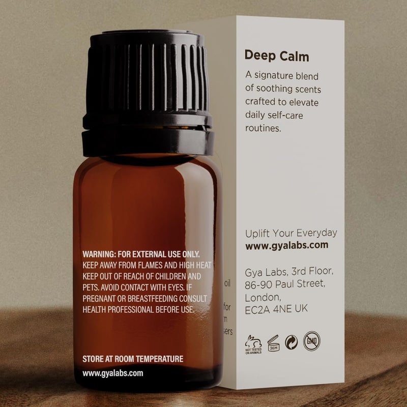 Gya Labs Deep Calm Essential Oil Blend for Relaxation & Emotional Balance - 0.34 fl oz - Calm Aromatherapy Oils for Diffusers, Humidifiers, Aromatherapy - Suitable for Work, Home or Personal Use - Image 2