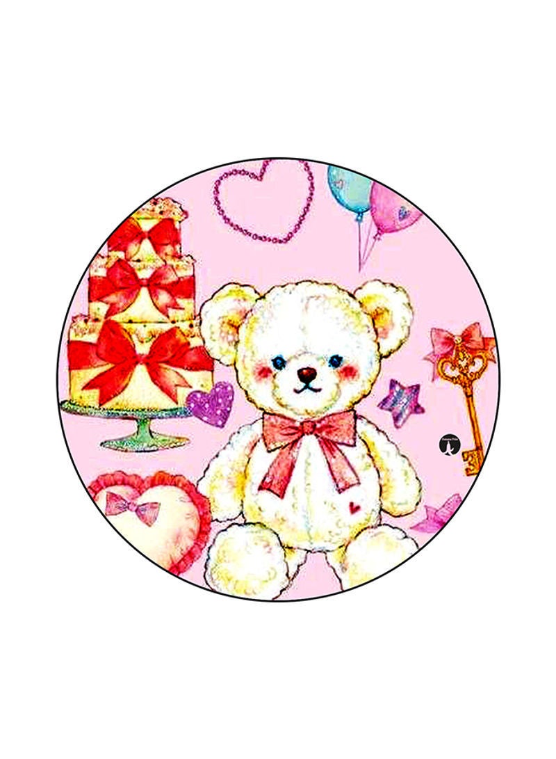 A Bear Printed Mouse Pad Multicolour