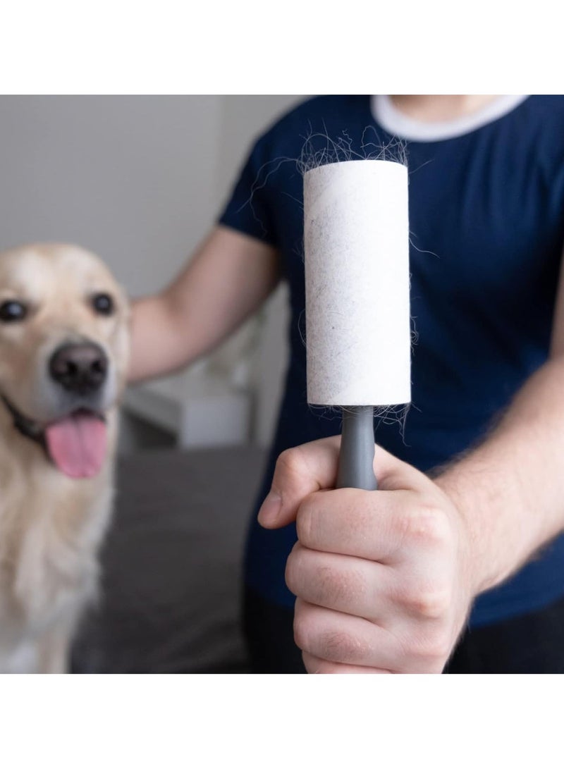kaiderine Portable Lint Roller ,2 Handle with 5 Extra Sticky Lint Roller Set 300 Sheetsfor Clothes,with Protective Covers, Sofa, Bed and Carpet, Lint Roller for Pet Hair, Cat Hair Dog Hair, Dust - Image 4