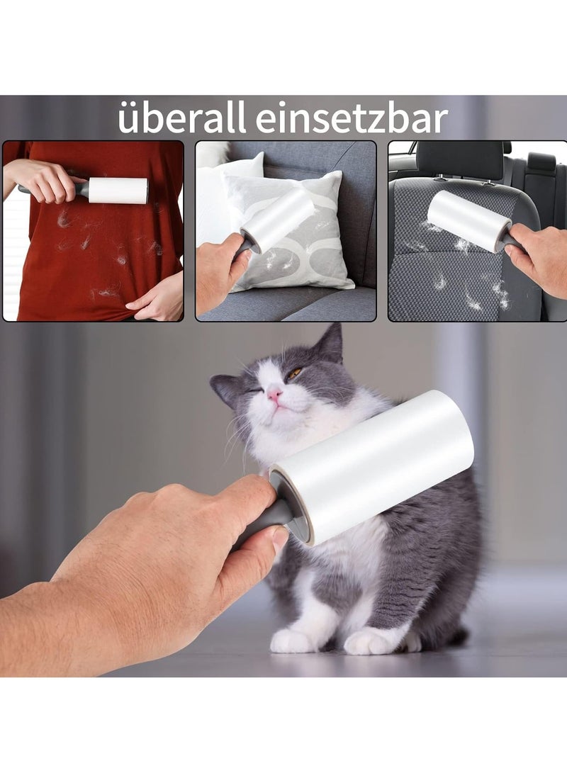 kaiderine Portable Lint Roller ,2 Handle with 5 Extra Sticky Lint Roller Set 300 Sheetsfor Clothes,with Protective Covers, Sofa, Bed and Carpet, Lint Roller for Pet Hair, Cat Hair Dog Hair, Dust - Image 5