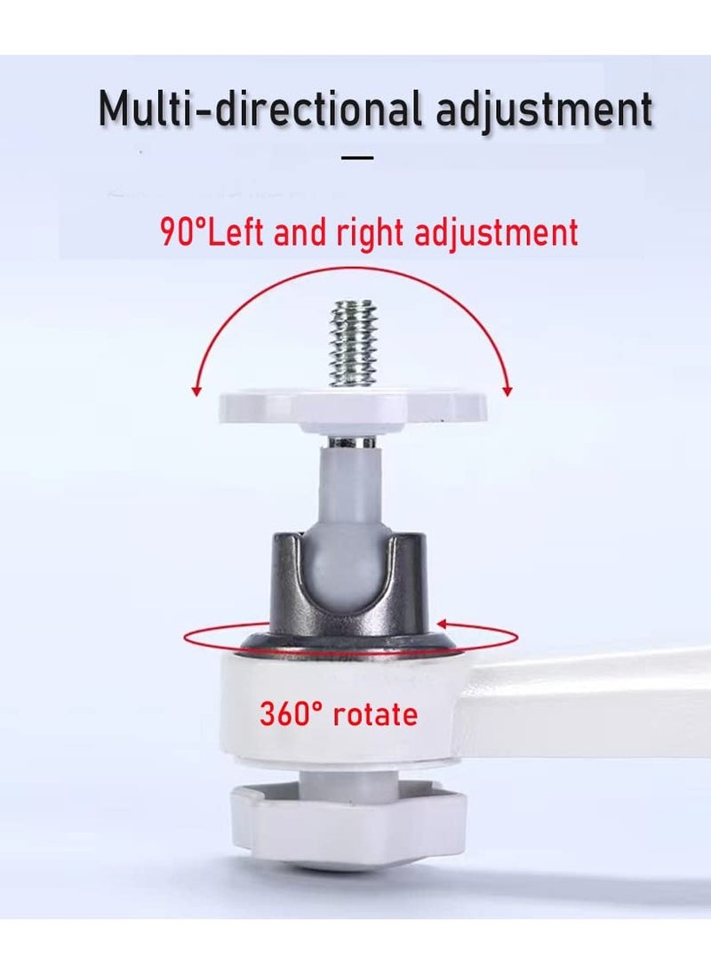 SYOSI - Security Camera Metal Wall/Ceiling Mount, Indoor/Outdoor Mount Compatible with Arlo, Arlo Pro 2 3, Arlo Ultra Camera and Compatible Camera with 1/4 Screw Head (2 Pack) - Image 1