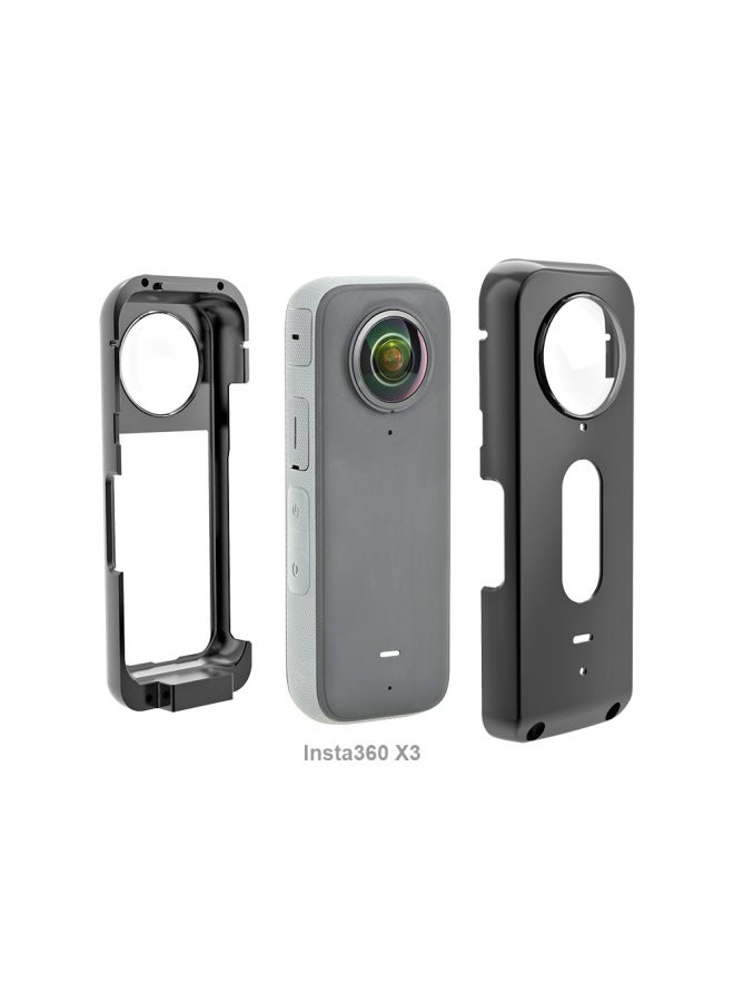 فن ينطبق على Ta360 One X3 كاميرا رياضية، غلاف واقي، قفص كلب، تبديد حراري، مقاوم للاهتزاز، مقاوم للسقوط، إطار معدني - Image 3