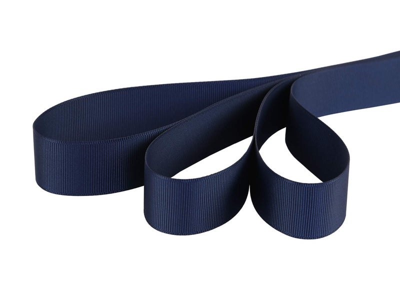 Ribbonitlux 1" Wide Solid Grosgrain Ribbon 25 Yards (370-Navy ）, Set for Gift Wrapping, Party Decor, Sewing Applications, Wedding and Craft - Image 2