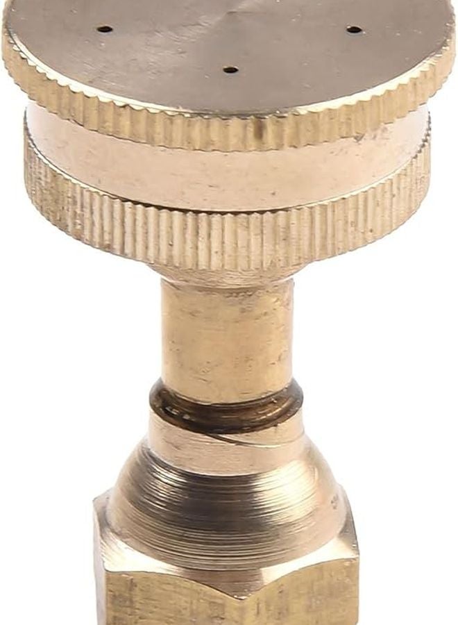 Brass Adjustable Spray Nozzle 5 Hole M14 Hose Fitting High Pressure Atomization Garden Irrigation - Image 1