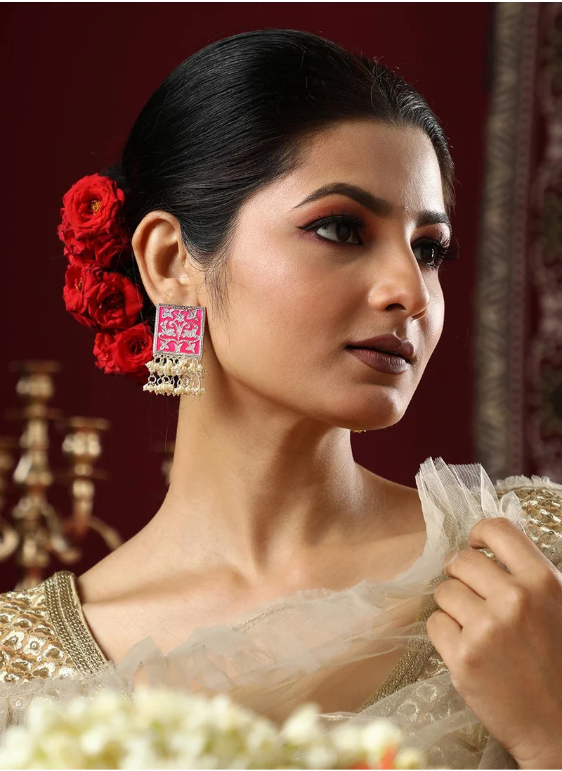 سوهي The Niloufar Pearls Beaded Contemporary Drop Earrings