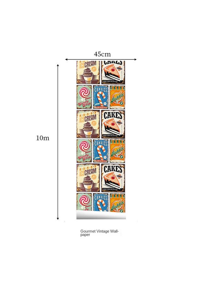 Bluejw Desk Stickers Cartoon Wallpaper Self-adhesive Moisture-proof Graffiti Wallpaper Bedroom Living Room Personality Background Wall Dormitory Instant Stickers - Image 1