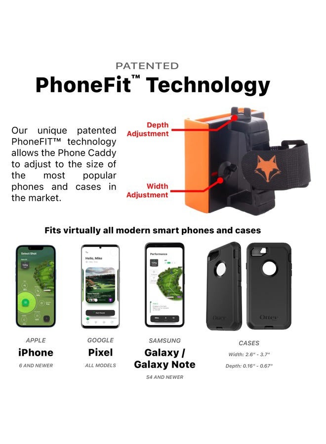 DESERT FOX GOLF Phone Caddy Funny Quotes - The Funniest Phone Holder Built specifically for - Fits All Popular Smart Phones (Balls) - Image 2