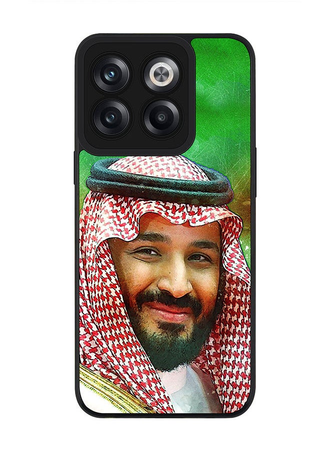 Stylizedd Rugged Black edge case for OnePlus 10T Slim fit Soft Case Flexible Rubber Edges Anti Drop TPU Gel Thin Cover -  HH Mohammed Bin Salman  - Image 1