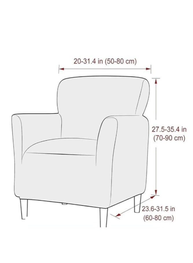 Stretch Single Sofa Cover Elastic All-inclusive Couch Slipcover Anti-scratch Dustproof For Living Room Single Seat Sofa Decoration - Image 2