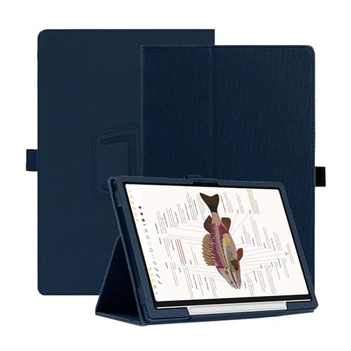 NOUKAJU Case for XPPen Note Pad Tablet 10.95inch,NOUKAJU Tablet Protection Cover,Folding Stand with Pencil Holder and Wrist Strap,Protection Case for XPPen 3 in 1 Color Digital Notebook(Dark-Blue) - Image 1