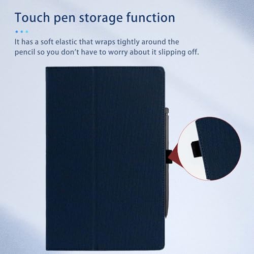 NOUKAJU Case for XPPen Note Pad Tablet 10.95inch,NOUKAJU Tablet Protection Cover,Folding Stand with Pencil Holder and Wrist Strap,Protection Case for XPPen 3 in 1 Color Digital Notebook(Dark-Blue) - Image 5