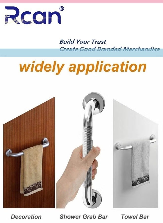 ركان Anti Slip Shower Grab Bar Handle Sturdy Stainless Steel Bathroom Grab Bars Handle 40cm Safety Hand Rail Support for Pregnant Elderly - Image 4