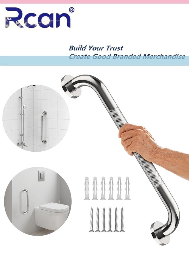 ركان Anti Slip Shower Grab Bar Handle Sturdy Stainless Steel Bathroom Grab Bars Handle 40cm Safety Hand Rail Support for Pregnant Elderly - Image 1
