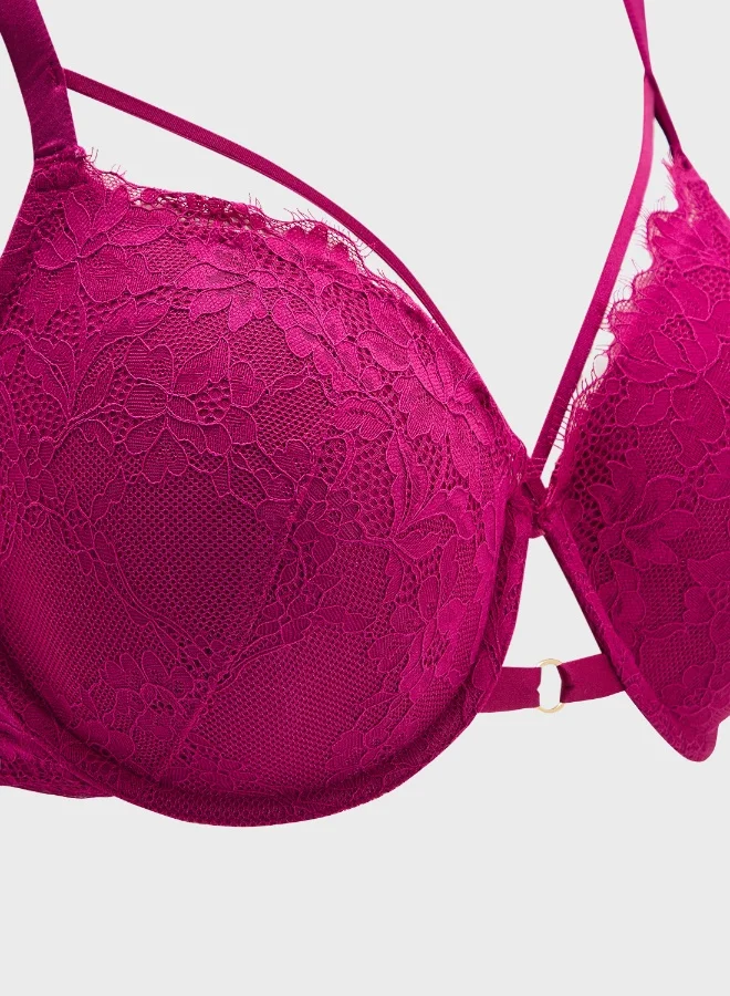 La Senza Plunge Neck Strap Detail  Bra