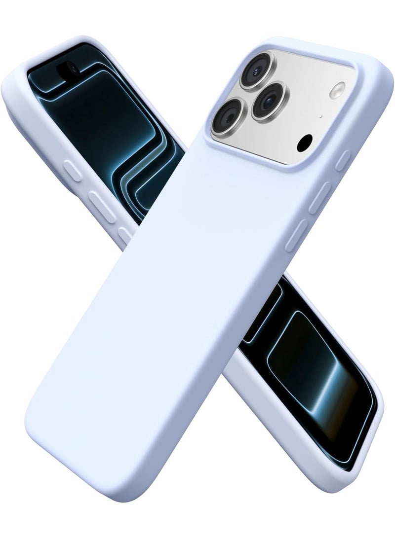 جراب لهاتف iPhone 17 Pro Max مصنوع من جل السيليكون السائل الناعم، حماية كاملة للجسم ضد الصدمات، غطاء غير لامع، بطانة ناعمة من الألياف الدقيقة، جراب خلفي نحيف لهاتف iPhone 17 Pro Max - Image 2