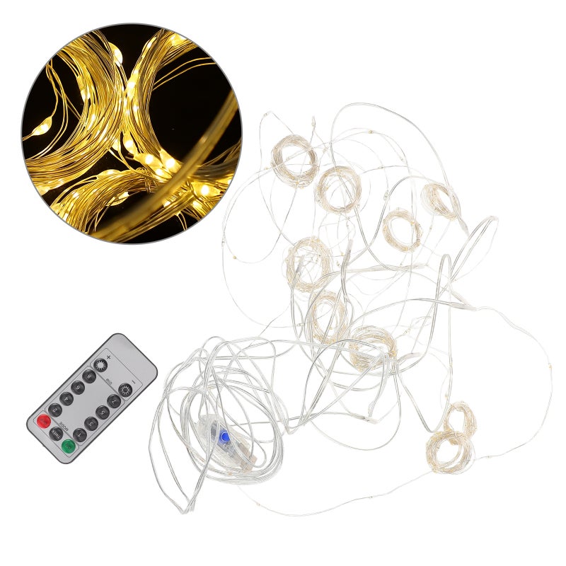 1 Set Of Fairy Lights For Bedroom Aesthetic Room Decoration Curtain Lighting Romantic Indoor Decorative Lights For Wedding Party Festival Setups - Image 1