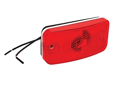 RV Designer E395, Clearance Light, Fleetwood Style, Red, Exterior Hardware - Image 4