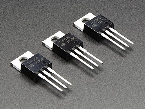 Adafruit 3 Pieces TIP120 Power Darlington Transistors - Image 1
