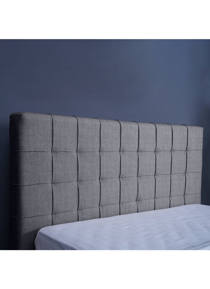 Pan Home Hermonia Headboard Chanel Grey L-180 : H-125 Cm  - Image 2