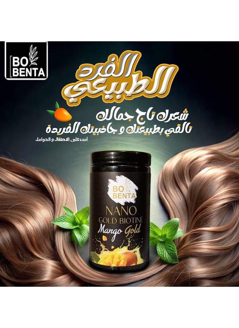 Bobenta - Nano Gold Biotin Mango Hair Treatment - 1000 ml - Image 1