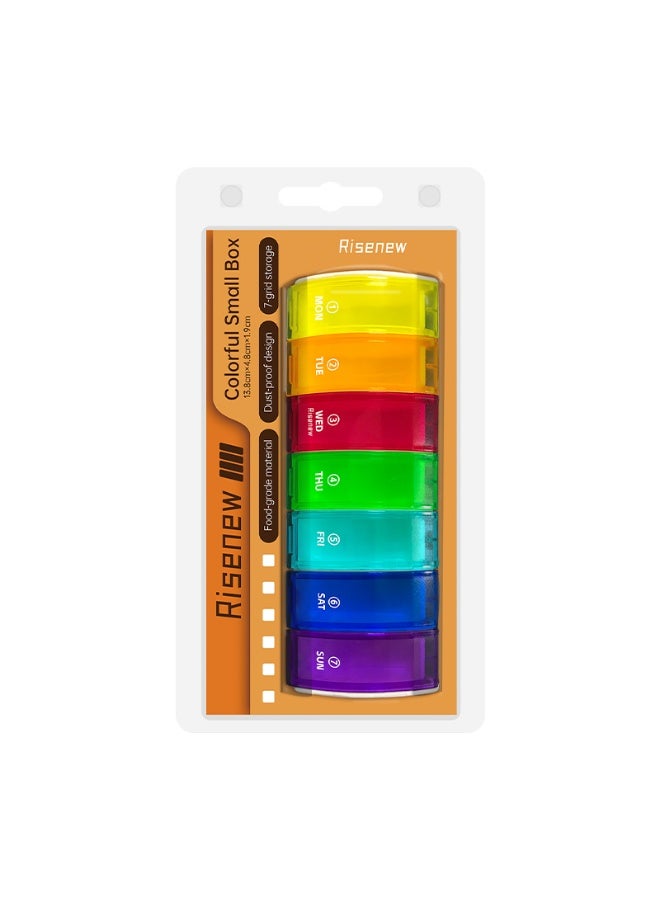 Weekly Pill Organizer, BPA Free, Large Compartment to Hold Vitamins, Cod Liver Oil, Supplements and Medication - Image 1