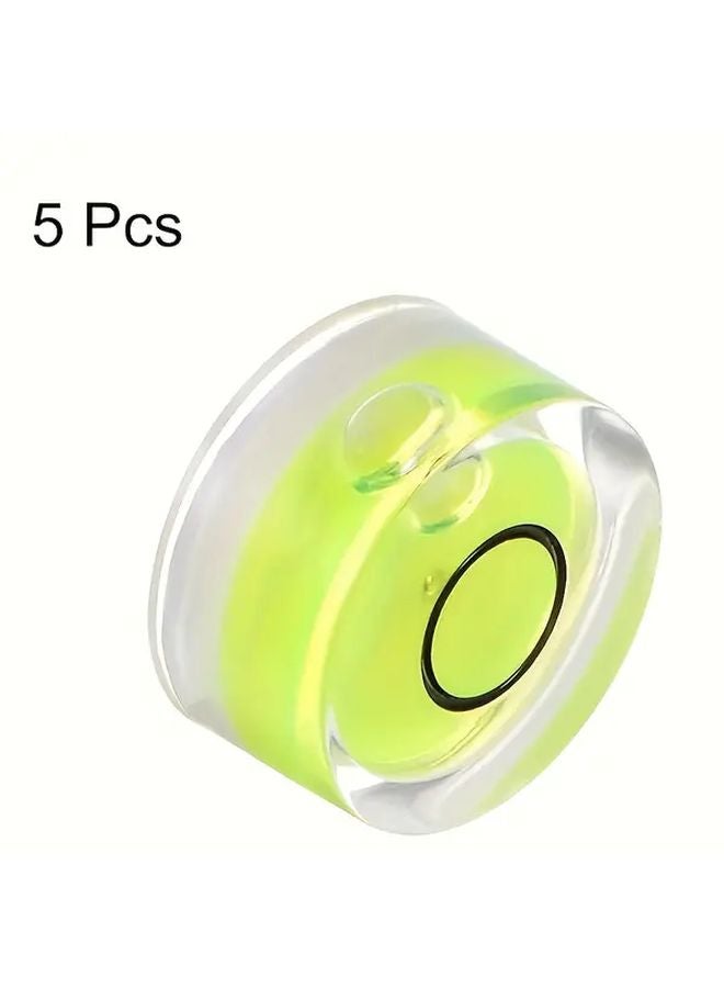 5pcs Mini Round Bubble Spirit Level Tool Set 12x6mm High Precision 0 1mm Measurement - Image 4