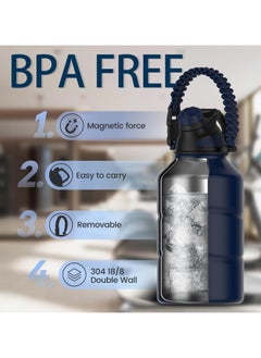 Fjbottle Stainless Steel Water Bottle 1.9L Double-Walled with Magnetic Lid, BPA Free Vacuum Insulated Water Bottle, Big Metal Drinking Bottle Large Capacity Jug Leak-Proof for Sports, Camping, Gym - pzsku/Z7FFA752FCAD8F26EDA23Z/45/_/1718739477/ea8141b8-cb63-49be-a426-0e3b44751f4f