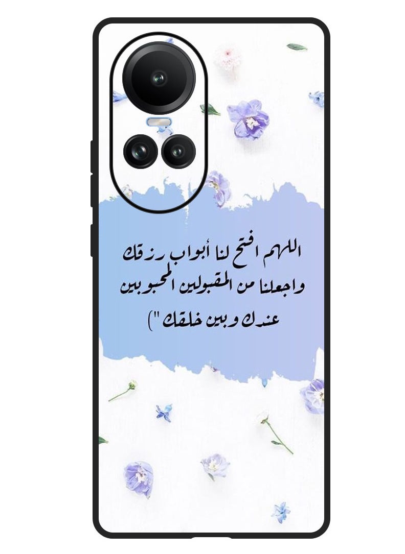 Theodor Protective Case Anti Scratch Shock Proof Bumper Cover For Oppo Reno 10/10 Pro Quotes 11  - Image 1