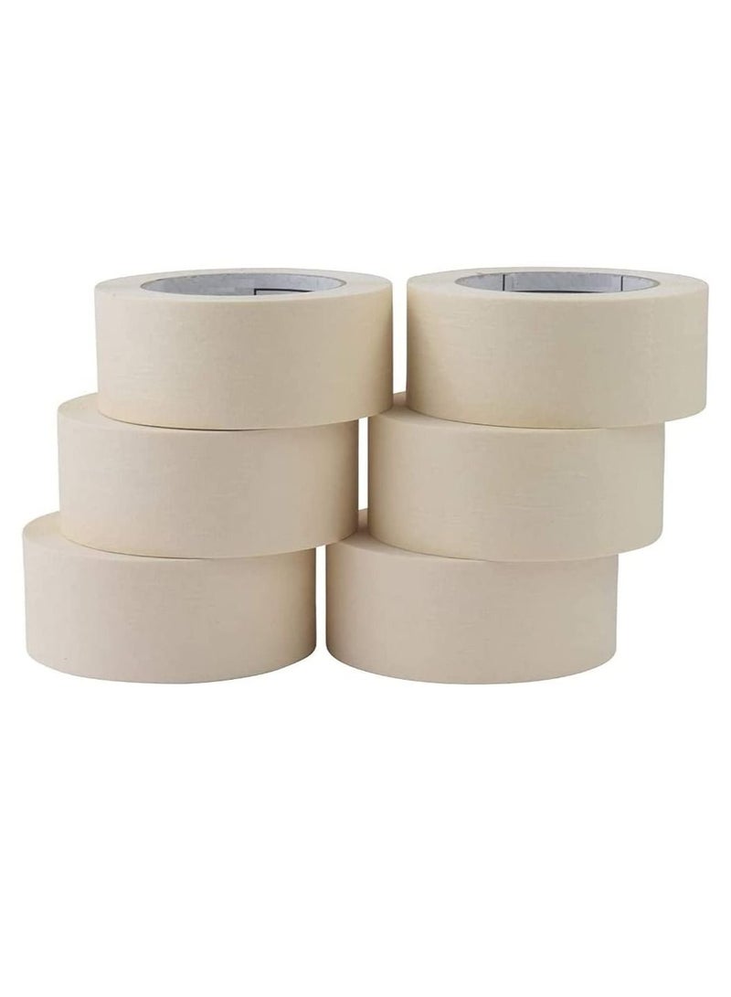 ABBASALI Adhesive Masking Tape General Purpose Painter's Tape Bulk for Painting Labeling Packing - Image 1