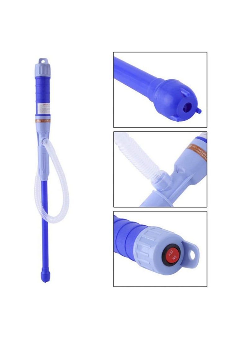 SYOSI Portable Handheld Electric Siphon Pump for Gas Oil Water Fish Tank Battery Power  - Image 5