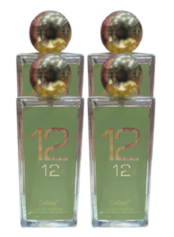 دبيست  4 قطع عطر 12 صباحًا للجنسين 100 مل - Image 1