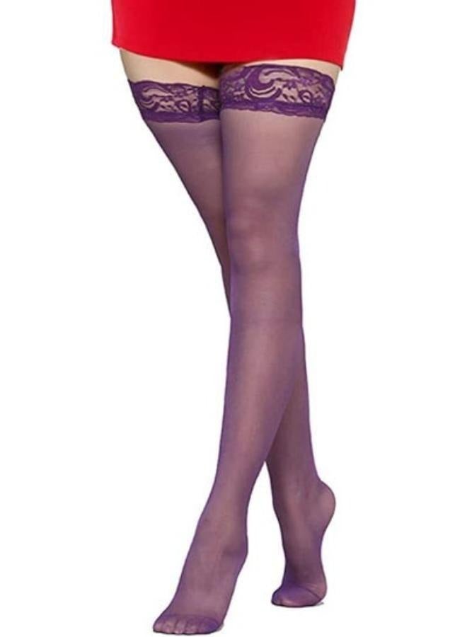 No brands 3 Pairs of Women's Thigh High Lingerie Beautiful Legs Stockings Long Socks Thigh High - Image 2